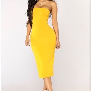 Rhianna tube dress from Fashion Nova